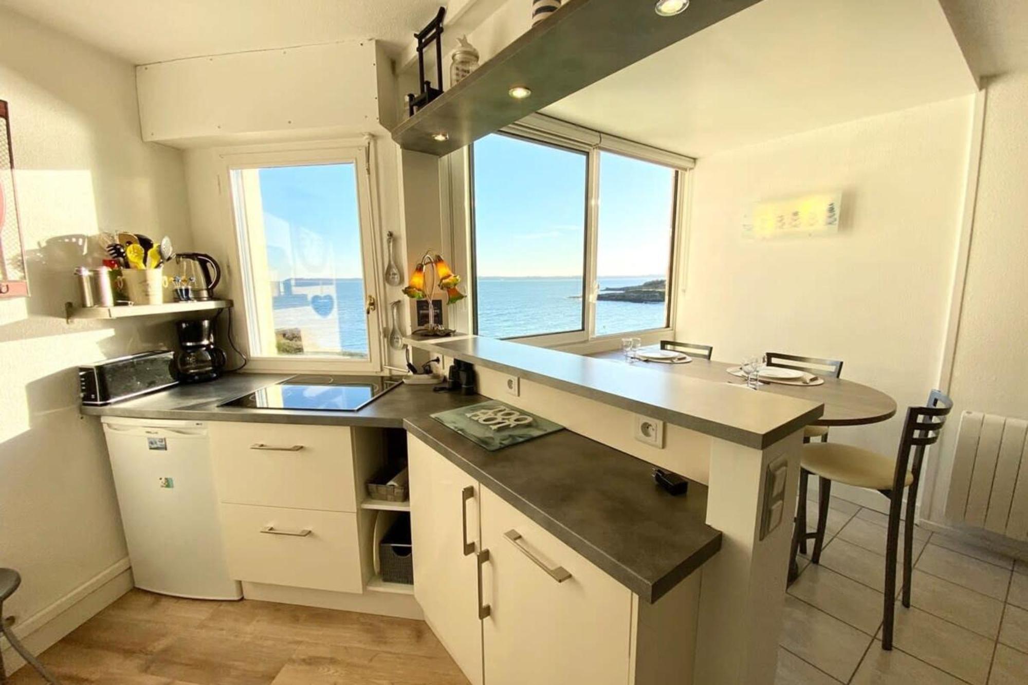 Superbe T3 Cosy Vue Mer 180 Ploemeur Exterior foto