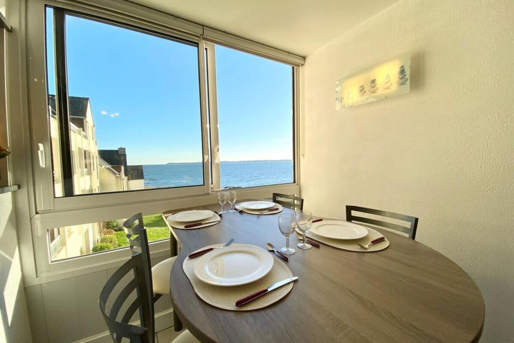Superbe T3 Cosy Vue Mer 180 Ploemeur Exterior foto